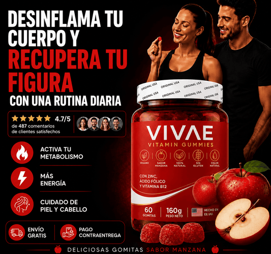 VIVAE GUMMIES VINAGRE DE MANZANA